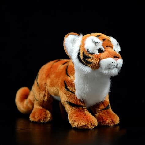 Realistic Tiger Stuffed Animal Plush Toy