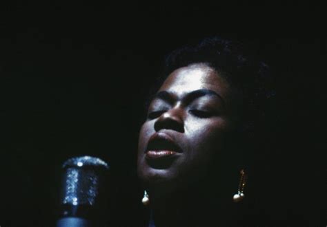 American jazz singer Sarah Vaughan performing, Paris, France, 1958 ...