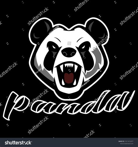 Panda Mascot Logo Design Sports Team Stock Vector (Royalty Free ...