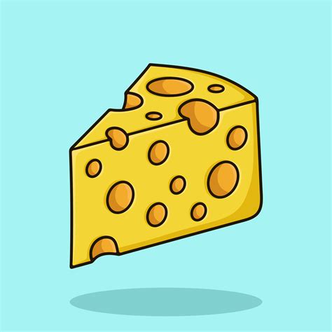 Cheese cartoon icon illustration Vector 8693552 Vector Art at Vecteezy