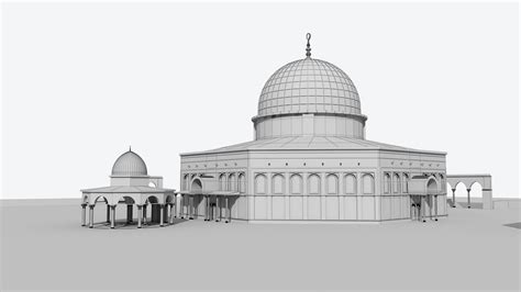 ayçe örnal - Dome of the Rock Jerusalem 3D model