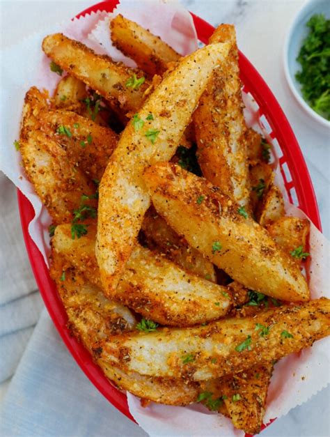 The BEST Crispy Potato Wedges – Cookin' with Mima