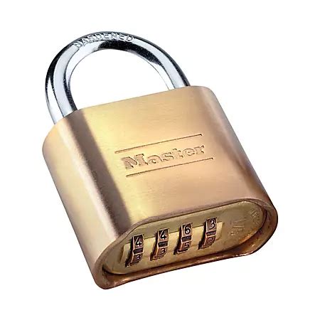 Master Lock Resettable Combination Lock Brass by Office Depot & OfficeMax