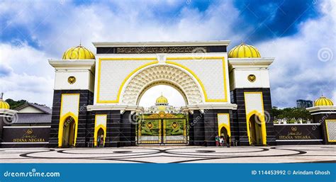 Front View of Istana Negara, Malaysia, 2017 Editorial Photography - Image of golden, culture ...