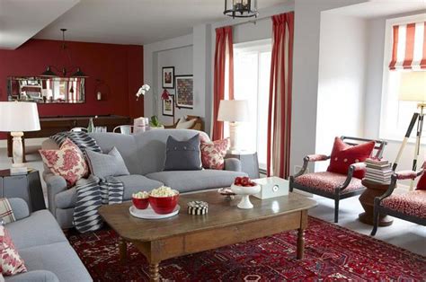 10 GORGEOUS RED ACCENT LIVING ROOMS