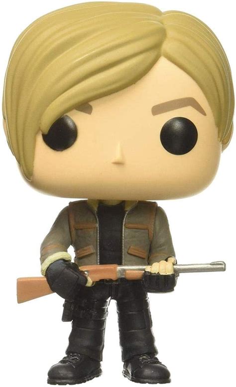 Amazon.com: Funko POP Games: Resident Evil-Leon Kennedy Action Figure ...