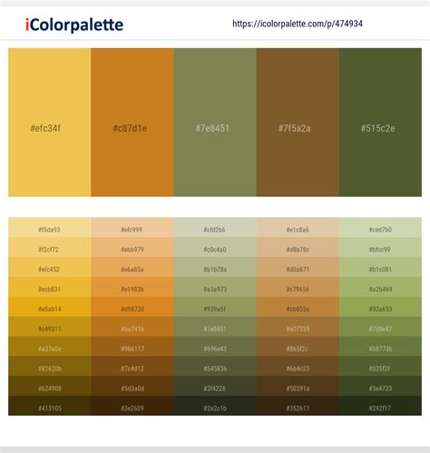 220+ Latest Color Schemes with Ochre Color tone combinations | 2021 ...