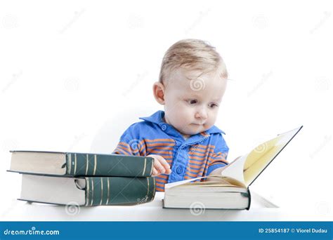 Baby Reading Books - Education Concept Stock Image - Image of curious, book: 25854187