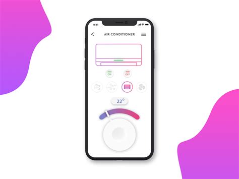 Air conditioner remote app by Udit Sharma on Dribbble