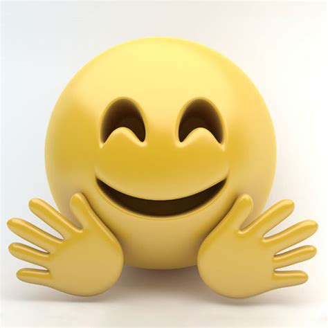 3D model EMOJI hugging | CGTrader