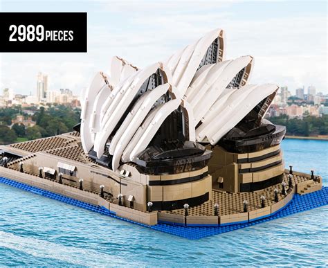 LEGO® Sydney Opera House 63x28cm Building Set | Catch.com.au