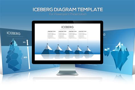 Iceberg Diagram Powerpoint Template | Presentation Templates ~ Creative Market