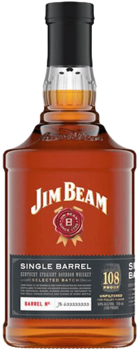 Jim Beam Single Barrel Bourbon 108 Proof - 750ML | Bremers Wine and Liquor