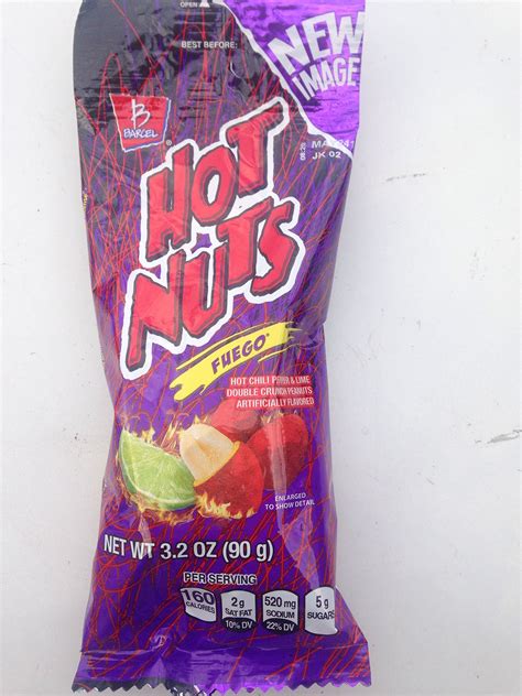 Amazon.com : Barcel Hot Nuts Chili & Lime 3.17 Oz (Pack of 6) : Peanuts : Grocery & Gourmet Food