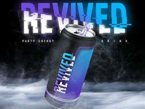 Revived energy drink by Arquimedia Studios on Dribbble