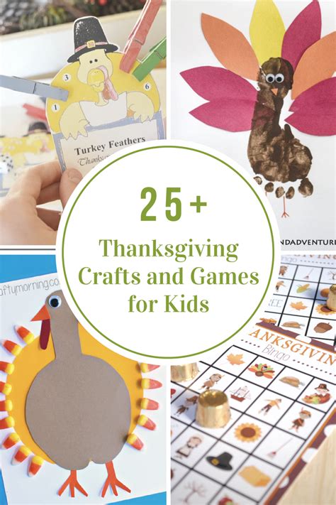 Thanksgiving Treats, Crafts and Games for Kids - The Idea Room