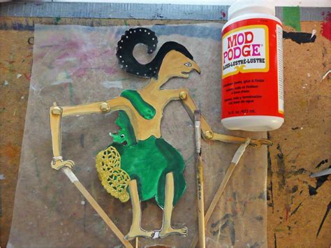 that artist woman: Wayang Kulit: How to Make Indonesian Shadow Puppets