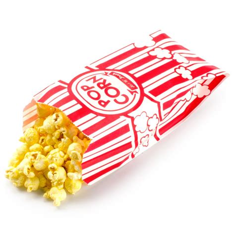 8" Popcorn Bags (50 Count) - Rent-All Plaza of Kennesaw