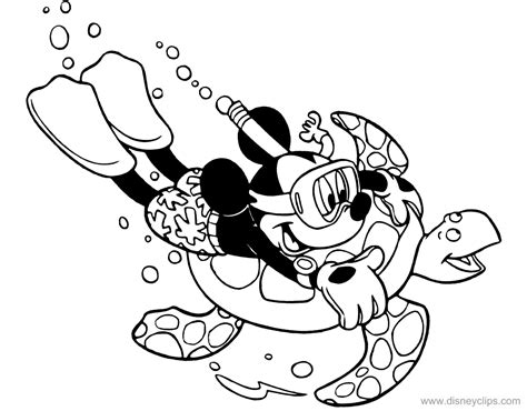 Mickey Mouse Coloring Pages 12 | Disney's World of Wonders