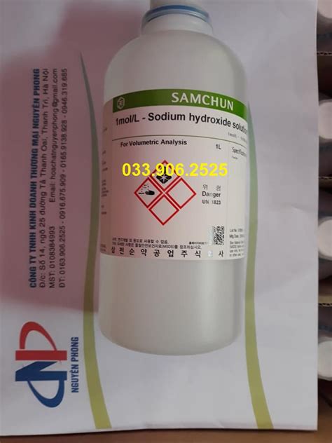 Sodium hydroxide solution 1N , NaOH 1N , Samchun , Hàn Quốc