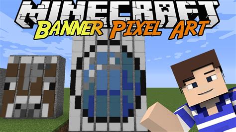 Diamond Banner Pixel Art Showcase - Minecraft - YouTube