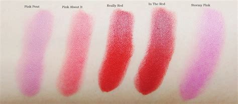 Corrector makeup: Revlon matte lipstick swatches