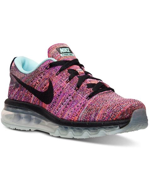 Nike Women's Flyknit Air Max Running Sneakers from Finish Line - Macy's | Nike shoes flyknit ...