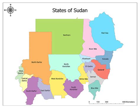 States of Sudan | Mappr