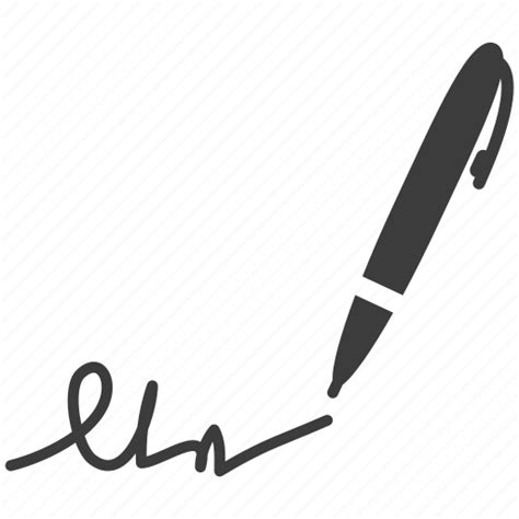 Pen, sign, signature, write, writing icon