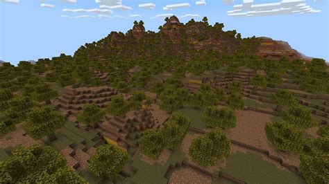 Wooded Badlands in Minecraft