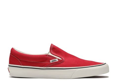 Slip On 'Racing Red' - Vans - VN0A4BV3JV6 - racing red/true white ...