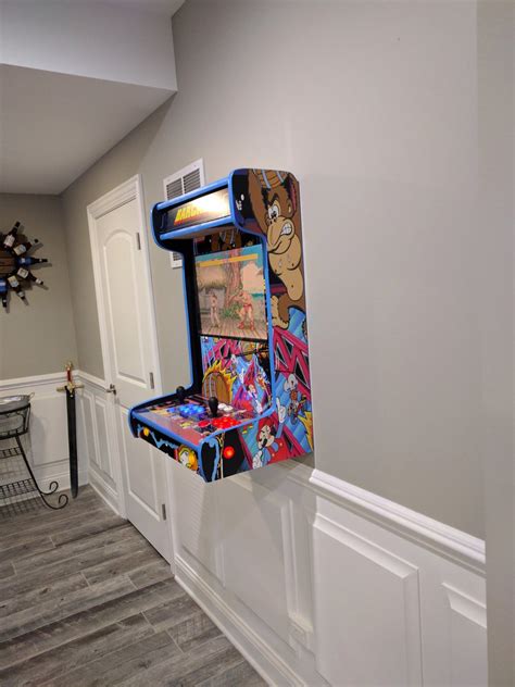 Save Money and Space with This Custom Wall-Mounted Arcade Machine