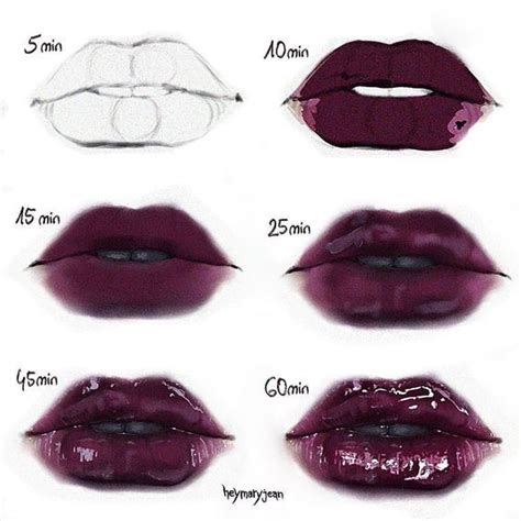 20+ How to draw lips | Sky Rye Design Lip Tutorial, Eyeliner Tutorial, Ragnar, Lips Drawing ...