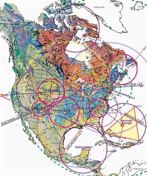 Michigan Ley Lines Map | secretmuseum