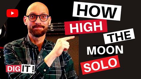 How High The Moon Jazz Guitar Lesson - YouTube