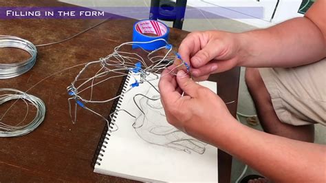 Wire Sculpture Tutorial - YouTube