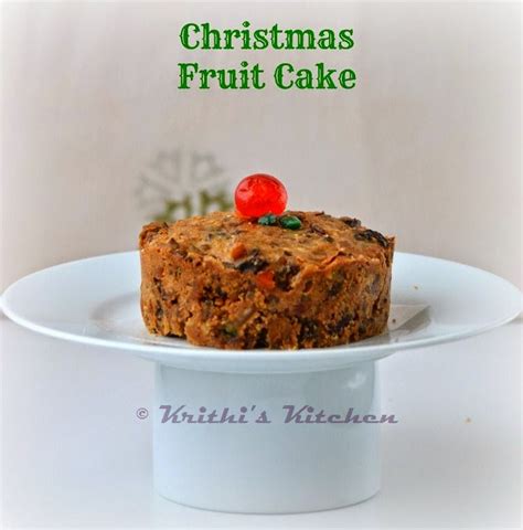 Krithi's Kitchen: Christmas Fruit Cake - No Alcohol No Soak Cake ...