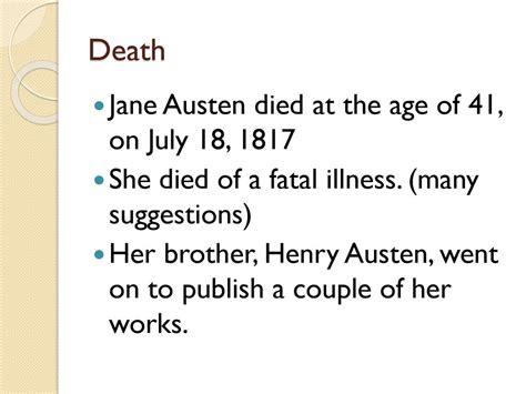 JANE AUSTEN ppt download