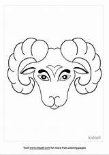 Free Aries Coloring Page  Printables Kidadl sketch template