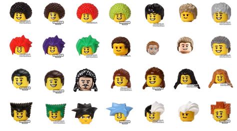 Lego hair pieces - Minifig Customisation Workshop - Eurobricks Forums