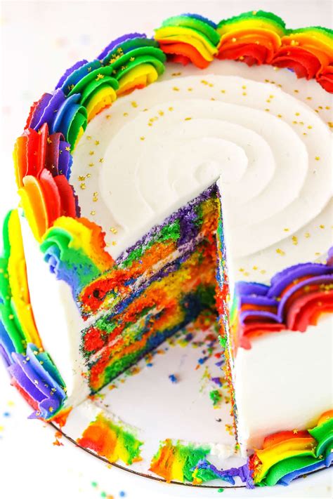 Easy Homemade Rainbow Cake | Life, Love and Sugar