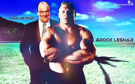 Brock Lesnar And Paul Heyman by menasamih on DeviantArt