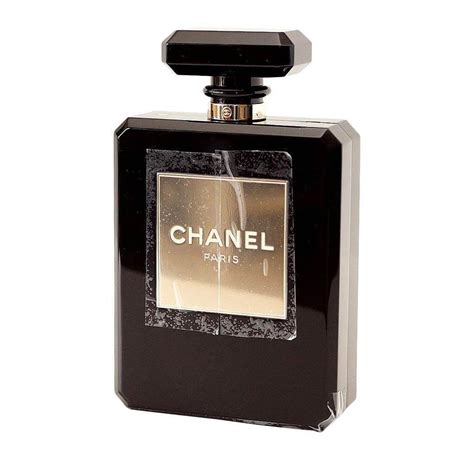 Chanel Black Plexiglass Perfume Bottle Bag | Baghunter