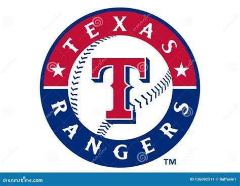 Texas Rangers Logo editorial photo. Illustration of logo - 136092511