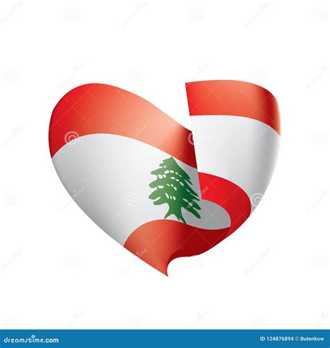 Lebanese Flag, Illustration Stock Illustration - Illustration of ...