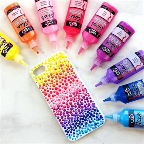 Puffy Paint DIY Phone Cases | Diy phone case, Diy phone case design ...