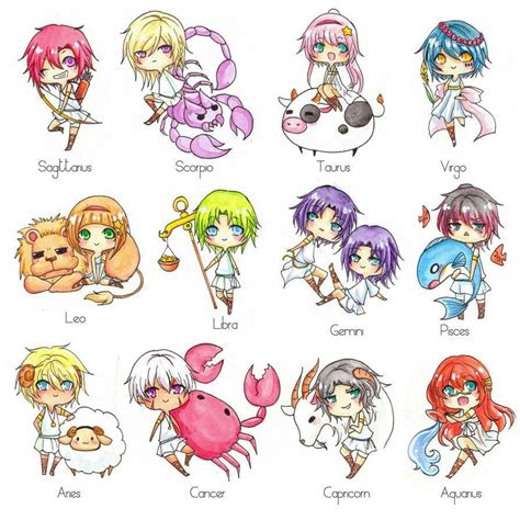 Pin by Tata on 12 ZODIAC , 12 CHINESE ZODIAC | Anime zodiac, Zodiac signs, Zodiac characters