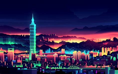 City Aesthetic Desktop Wallpapers HD Free Download