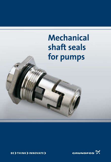 Mechanical shaft seals for pumps - Grundfos