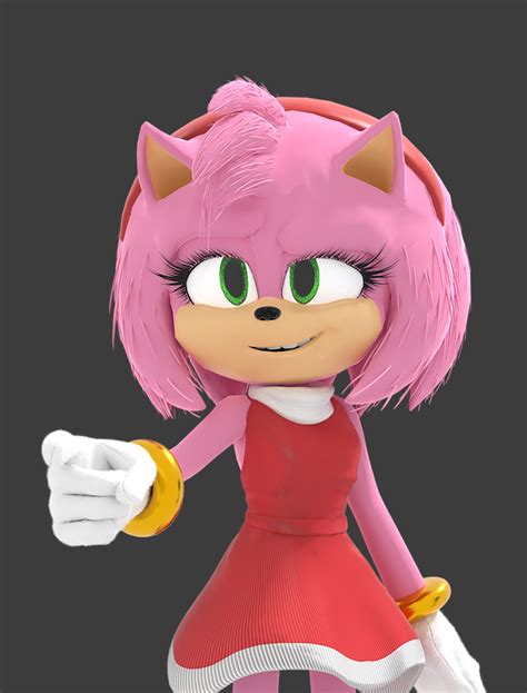 Movie Amy made by sxnicgraphix3D from Twitter : SonicTheHedgehog